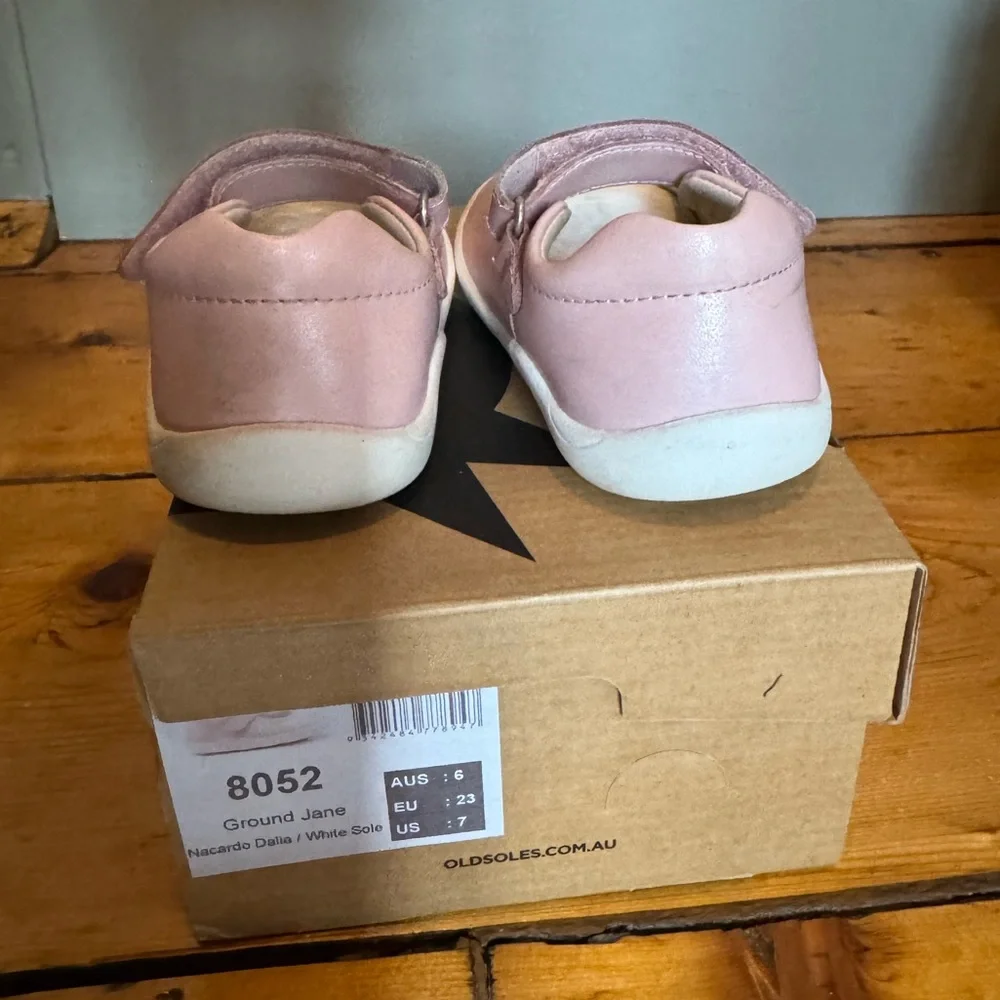Old Soles Blush Pink Mary Jane Shoes - Picture 4 of 6